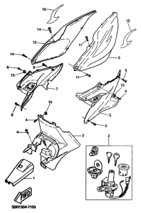 YQ50 Боковые обтекатели