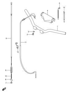 JR50 Руль / cable