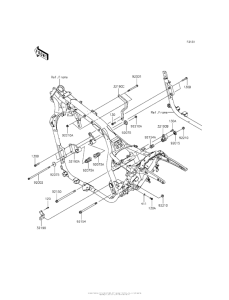 VN1700 Рама ,крепежные детали