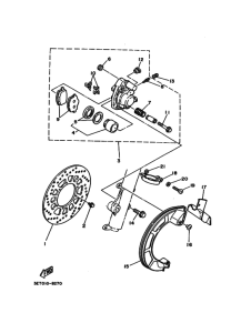 DT200R DT200RG Передний суппорт
