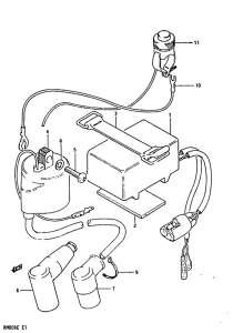 RM80 Cdi unit - ignition coil