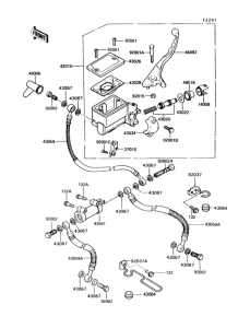 VN750 Front master cylinder(vn750-a6)