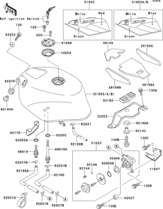 ZX750 Fuel tank(1 / 2)