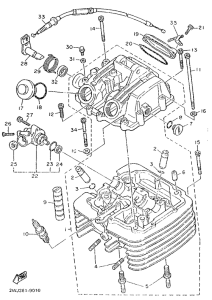 XT600 Головка цилиндров