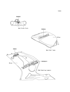 ZX600 Наклейки