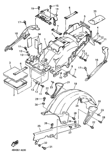 GTS1000 Задний бампер