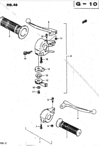 RV50 Рулевой переключатель