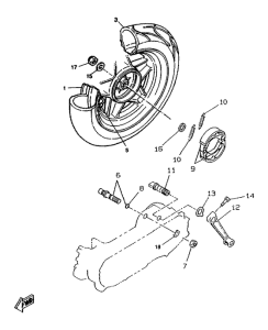 CW50RS Переднее колесо