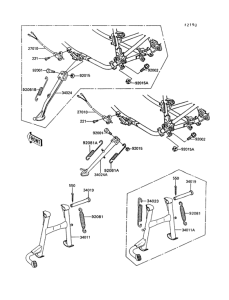 Z550 Подножка
