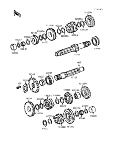 EX250 Трансмиссия