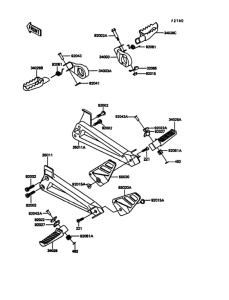KL600 Подножки