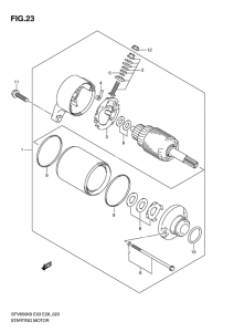 SFV650 Стартерный мотор