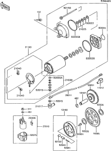 ZX600 Стартер