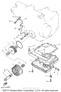 FZR600RAC Маслянный фильтр