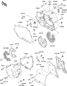 BN125 Крышки двигателя
