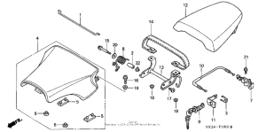 CBR900RR Сидение