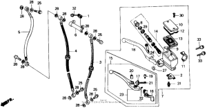  Передний главный тормозной цилиндр