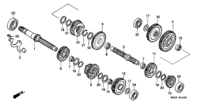 VT1100C2 Трансмиссия