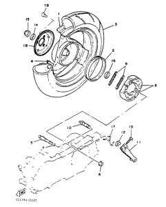 YE50 Переднее колесо