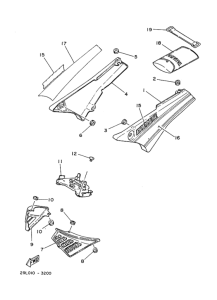 RZ250R ｻｲﾄﾞｶﾊﾞｰ