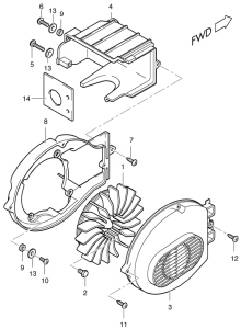 UF50 Вентилятор охлаждения