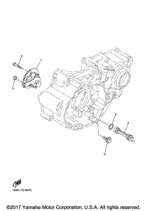 WR250F Масляный насос