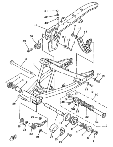 DT125MX Бугель
