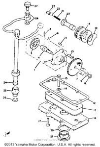 XS650_2F - 1979 Масляный насос