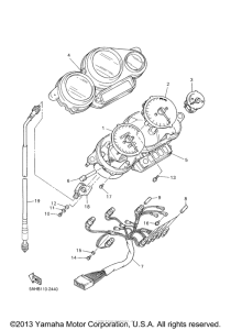 YZF600RR Приборы
