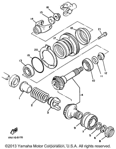 XVZ13DB Промежуточный ведущий вал