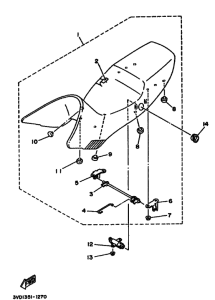 TDM850 TDM850D Пружина