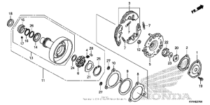 CRF110F One-way clutch