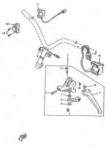 CW50RSX Handle switch. lever