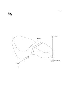BN125 Сиденье