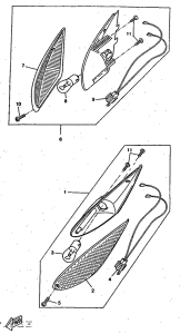 CW50RS Поворотники