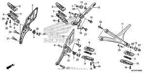 VFR1200F (DCT) Подножки