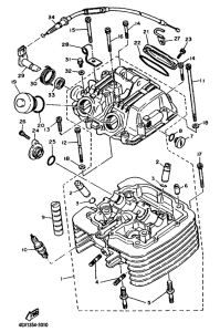 TT600S Головка цилиндров