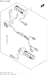 AN650 Grip Heater Set (Optional) (An650L5 E33)