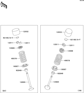 ZR800 Клапана