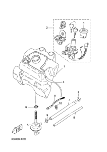 YQ50L Топливный бак