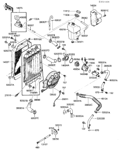 KZ1000 Радиатор  / fan / water pump