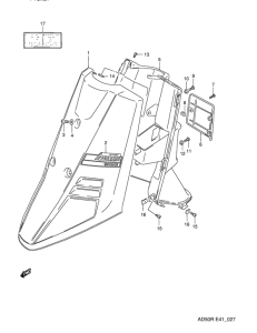 AD50 Front leg shield