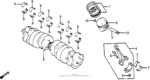 CBX Коленчатый вал и поршни