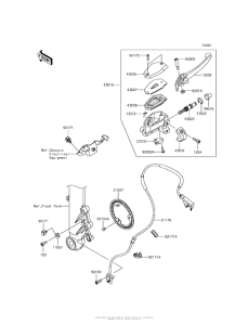 EX650 Главный тормозной цилиндр