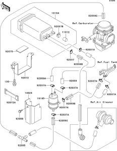 EX500 Топливная система