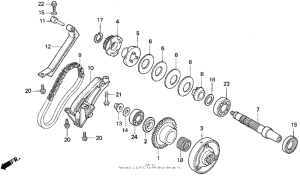 CB750 Муфта стартера