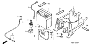 VT125 Аккумулятор