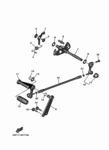 XV1900FDD Вал переключения