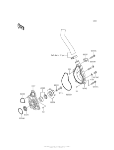KLE650 Водяной насос
