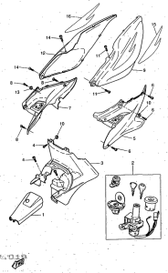 YQ50 Боковые обтекатели